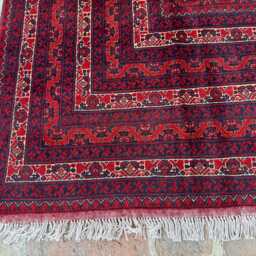 6x9 Handmade Afghan Wool Rug - Large Handwoven Boho Oriental Carpet Oversized Area For Living Room, Bedroom Or Dining Space Decor - thumbnail 4