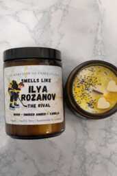 The Rival Candle - Hockey Romance Amber Vanilla Musk Enemies To Lovers Booktok - thumbnail 1