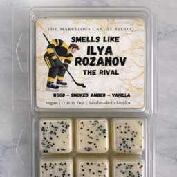 The Rival Candle - Hockey Romance Amber Vanilla Musk Enemies To Lovers Booktok - thumbnail 3