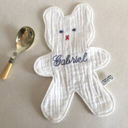 Dummy Soft Toy Embroidered in Pure Cotton, So Smooth