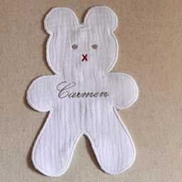Dummy Soft Toy Embroidered in Pure Cotton, So Smooth - thumbnail 2
