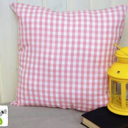 Pillow, Pillowcase, Decorative Pillow Vichy Check, Also As A Set With Hot Water Bottle - thumbnail 2
