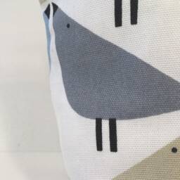 Love Bird Print Door Stop in Orange, Blue & Grey - thumbnail 3