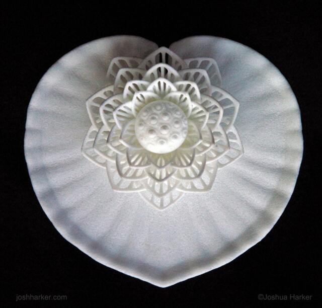 "3D Printed Filigree ""Grazie Arigato"