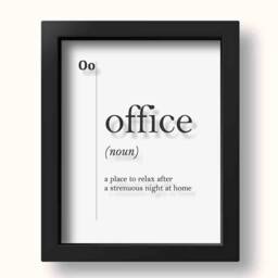 Transparent Office Funny Definition Print Boss Gift Idea Wall Art Unique Decor Scandinavian Quotes Typography Dictionary - thumbnail 3