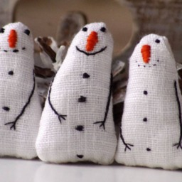 Holiday Ornaments. A Set Of 5 Snowman. Ornaments. Christmas Tree Toy. Snowman. Decoration Set. Hanging - thumbnail 2