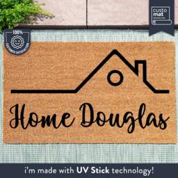 Custom Family Name Doormat, Personalized Home Door Mat - Customized Outdoor Rug New Gift Realtor Housewarming