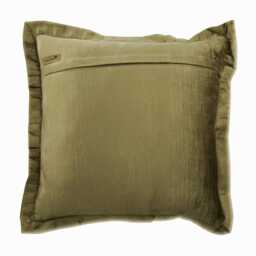 "Designer Sage Green Throw Cushion 16""x16" - thumbnail 3