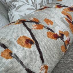 "Scatter Willow Cushion For Sofa Or Bed, Decorative Bolster Pillow 16"" X 6" - thumbnail 2