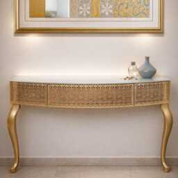 Gold Console - Lace Console With Drawer. Chay Chen - thumbnail 2