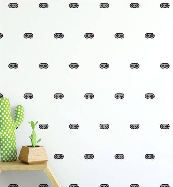 Controller Pattern - Colleciton Of 20 Wall Sticker Decal - Pattern, Girls Room, Boys Nursery Decal, Decals, Kids Room Patterns