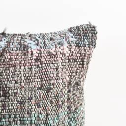 Handmade Turkish Kilim Pillow Embroidered Wool Cushion Cover - 18''x18'' - thumbnail 2