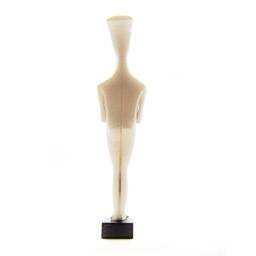 Big 29 Inches Abstract Ancient Greek Geometrical Female Statue Cycladic Art , Reproduction National Archaeological Museum Athens - thumbnail 3