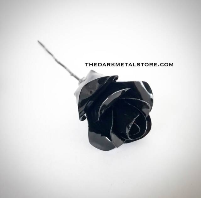 Set Of 3 Black Eternity Roses - image 1