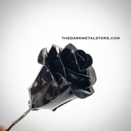Set Of 3 Black Eternity Roses - thumbnail 2