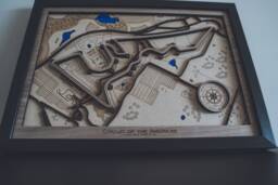 Circuit Of The Americas F1 Grand Prix Layered Wall Hanging, Cota Art - Gift - thumbnail 1