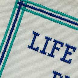 Funny Golf Wall Hanging, Personalised Golfer Gift, Custom Quote Sign, Embroidered Decor - thumbnail 2