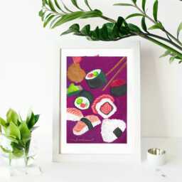 Sushi Wall Art Print - thumbnail 3