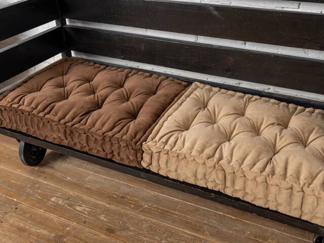 Soft Floor Cushion, Pillow, Bench Custom Sofa, Window Seat French Tufted Pillow - image 1