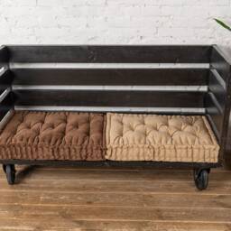 Soft Floor Cushion, Pillow, Bench Custom Sofa, Window Seat French Tufted Pillow - thumbnail 2