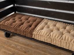 Soft Floor Cushion, Pillow, Bench Custom Sofa, Window Seat French Tufted Pillow - thumbnail 1