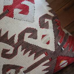 50cm - 20In Vintage Kilim Pillow Cover Handwoven - Large Medium Square Cushion Sofa - thumbnail 3