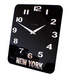 Roco Verre Acrylic Gloss Timezone World Wall Clock - thumbnail 3