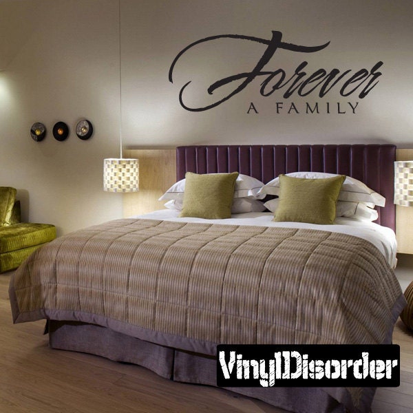 Forever A Family - Vinyl Wall Decal Quotes Sticker Fa016Foreveraiet - image 1