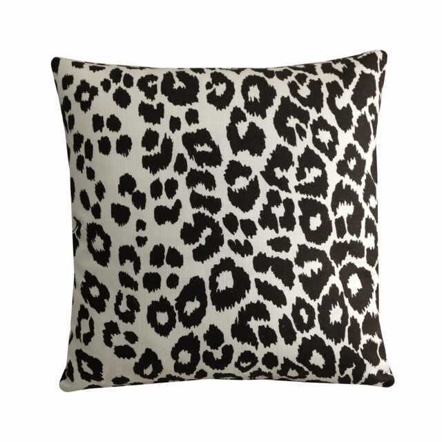 Schumacher Iconic Leopard Indoor Outdoor Designer Cushion Cover - image 1