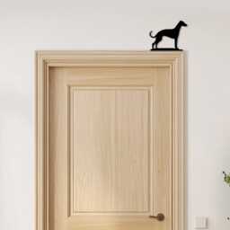 Door Topper Whippet Dog Various Colours Top Of Decorative Sign - Sign, Novelty Wall Decor, Frame Art, Art - thumbnail 3
