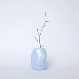 Ceramic Vase, Flower Handmade Ceramic, Special Gift, Enamel Pot Pen Holder, Tray, Balloon, Big Head - thumbnail 1