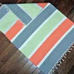"Hand Woven Rug - 24"" X 33" - thumbnail 2