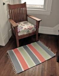 "Hand Woven Rug - 24"" X 33" - thumbnail 1