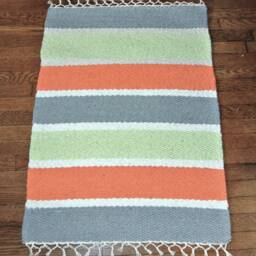 "Hand Woven Rug - 24"" X 33" - thumbnail 3