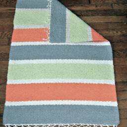 "Hand Woven Rug - 24"" X 33" - thumbnail 4
