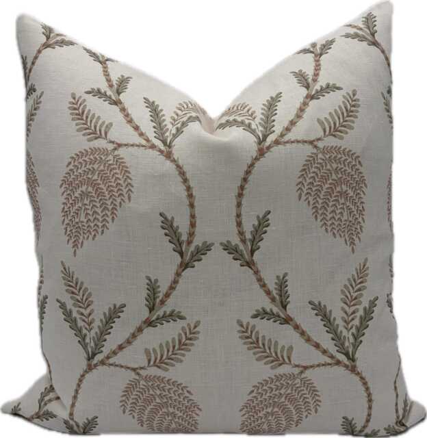 Colefax & Fowler Theta Old Pink Cushion Cover Pillow Double Sided - image 1