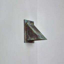 Black Patina Outdoor Sconce Lighting, Oxidized Copper Wall Sconce, Farmhouse Light, Exterior Front Door Lamp - thumbnail 2