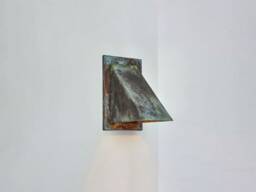 Black Patina Outdoor Sconce Lighting, Oxidized Copper Wall Sconce, Farmhouse Light, Exterior Front Door Lamp