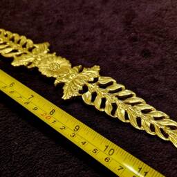 Ornate Applique Gilt Or White French Style Decorative Wall Furniture Onlay Moulding Pediment Plastic Decoration - thumbnail 3