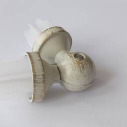 Bay Window Vintage White Curtain Pole Connector 25mm/ 16mm - Pack Of 1 - thumbnail 2
