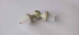 Bay Window Vintage White Curtain Pole Connector 25mm/ 16mm - Pack Of 1