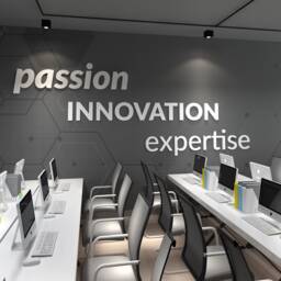 Passion, Innovation, Expertise, Business Quote, 3D Office Wall Art, Motivational Skupine - thumbnail 1