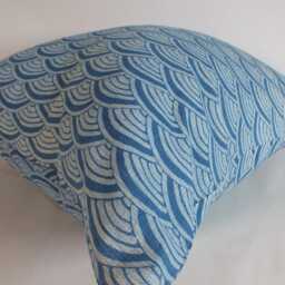 Blue Cushions Hmong Batik Cushion Covers Decorative Throw Cushions Accent Pillows Home Decor - thumbnail 4