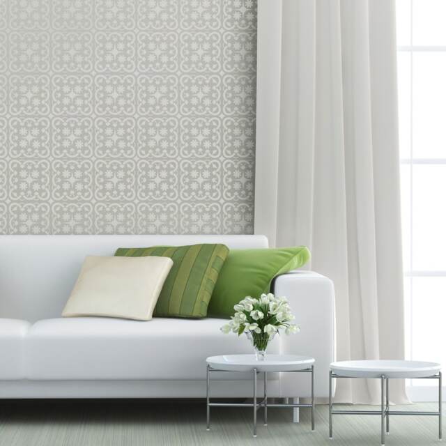 Taza Moroccan Wallpaper Stencil Reusable Diy Home Decor - image 1