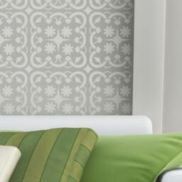 Taza Moroccan Wallpaper Stencil Reusable Diy Home Decor - thumbnail 2