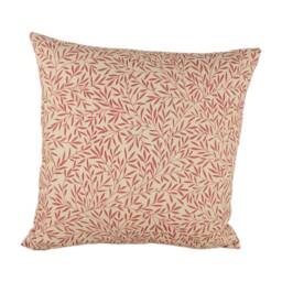 William Morris - Lily Leaf Red Cushion Cover Throw Pillow Stunning Designer Home Decor - thumbnail 2