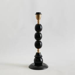 Black Silk Velvet Lampshade, Zebra Blue Lampshade - thumbnail 3