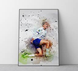 Alessia Russo Poster - Women's World Cup Football Wall Art Print Ref #404 - thumbnail 1