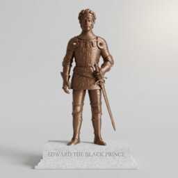Edward The Black Prince Statue - Of Wales Hundred Years' War Hero