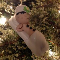 Polymer Clay Spa Ornament, Spa Lady, Massage Therapist, Spa Girl, Christmas - thumbnail 4